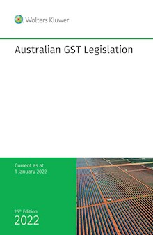 Australian GST Legislation 2022