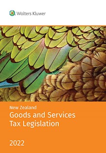 New Zealand Goods and Services Tax Legislation 2022
