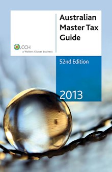 Australian Master Tax Guide 2013