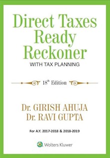 Direct Taxes Ready Reckoner with Tax Planning - 18th Edition