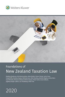 Foundations of New Zealand Taxation Law 2020 Law 2019