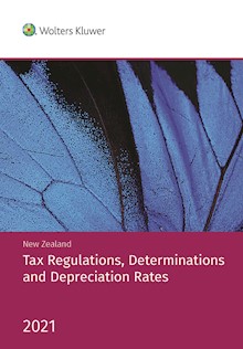 New Zealand Tax Regulations, Determinations and Depreciation Rates 2021