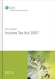 New Zealand Income Tax Act 2007 2013